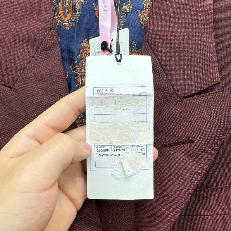 Gucci Gucci Burgundy double-breasted suit jacket 2505-Nextarrow Size 52R - 4 Thumbnail