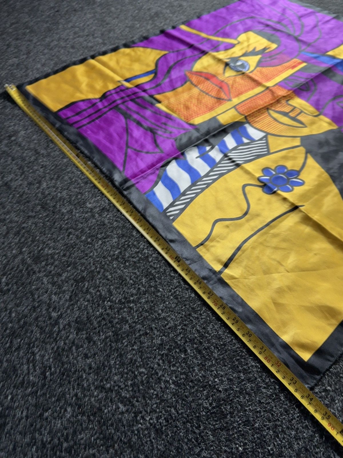 Vintage Vintage 90s Picasso Scarf Art silk Size ONE SIZE - 13 Thumbnail