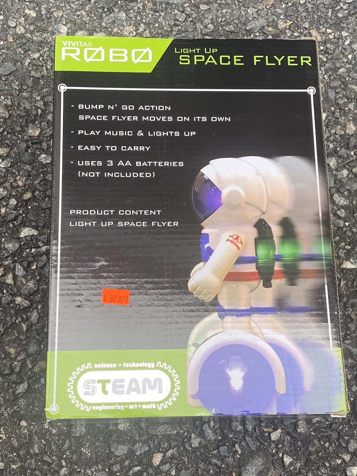 Stampd VIVITAR Robo Light Up Space Flyer Music, Bump N Go, Light Up Size ONE SIZE - 8 Thumbnail