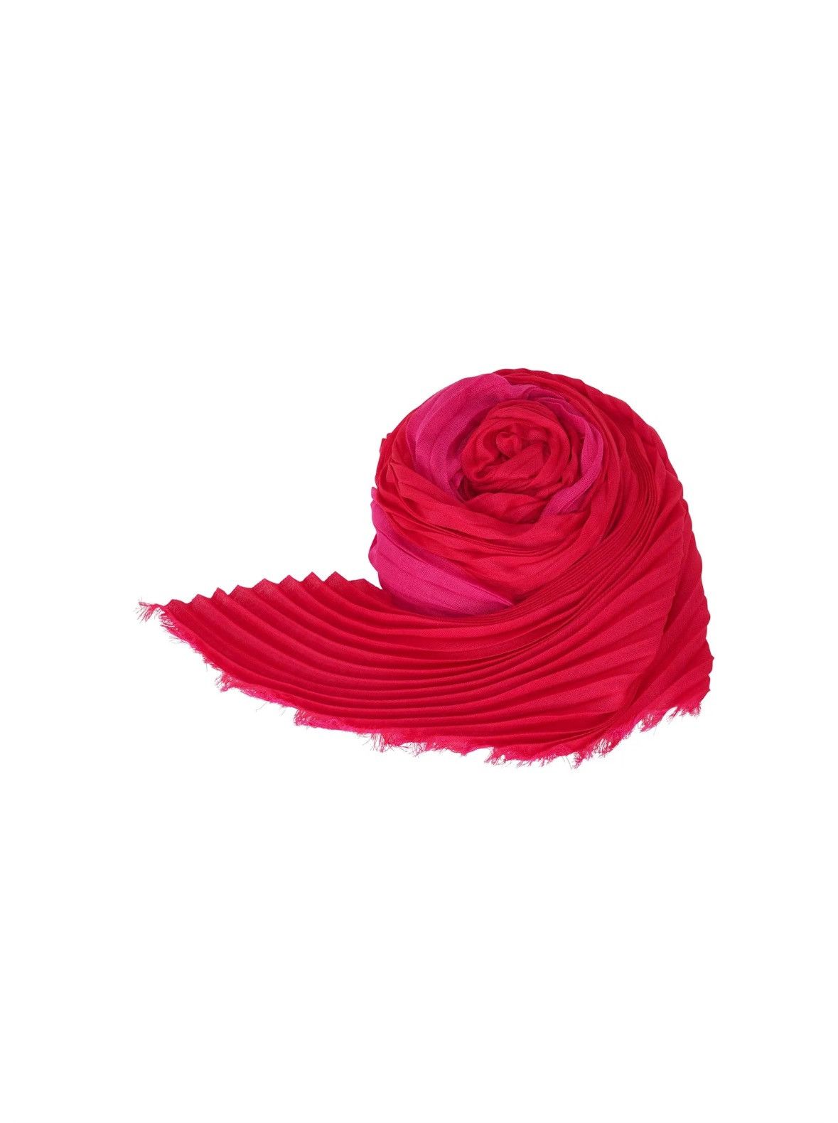 Issey Miyake × Pleats Please Issey Miyake Issey Miyake Double Pleats Stole - Day Pink Size ONE SIZE - 2 Thumbnail