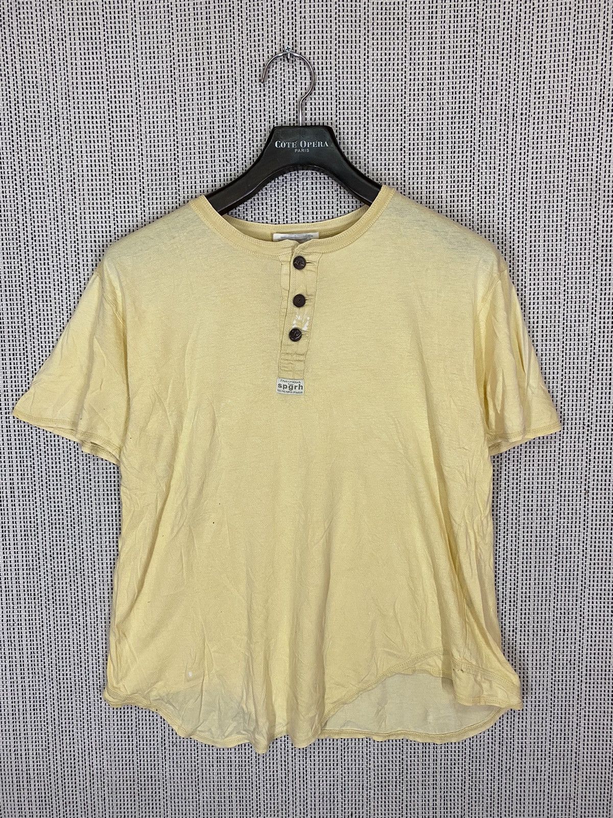 Hai Sporting Gear × Issey Miyake × Japanese Brand ‼️VINTAGE HAI SPORTING GEAR TSHIRT BUTTON SIMPLE DESIGN‼️ Size US L / EU 52-54 / 3 - 1 Thumbnail