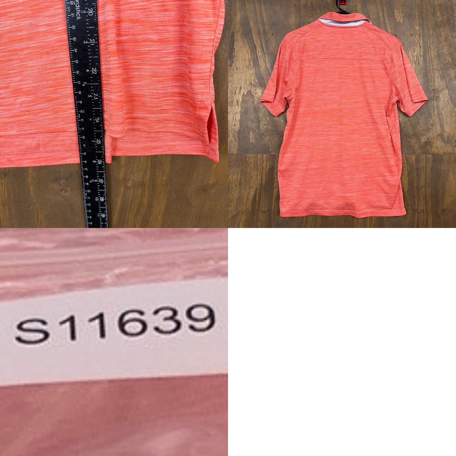 Oakley Oakley Mens Polo Shirt Orange Aero O Hydrolix Regular Fit Short Sleeve Small Golf Activewear Size US S / EU 44-46 / 1 - 8 Thumbnail