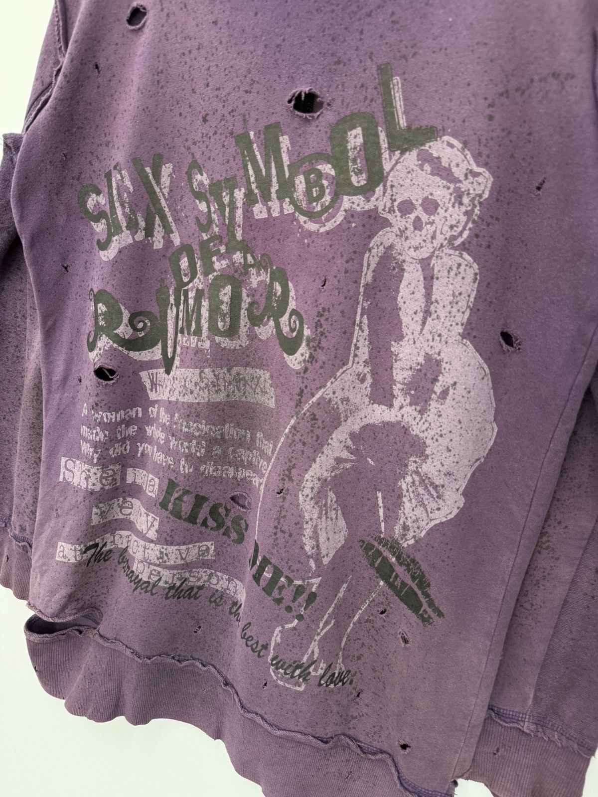 Sex Pot ReVeNGe 🔥 Sex Pot Revenge Punk Trash skull Hoodie Long Sweat zippy Size M / US 6-8 / IT 42-44 - 12 Thumbnail