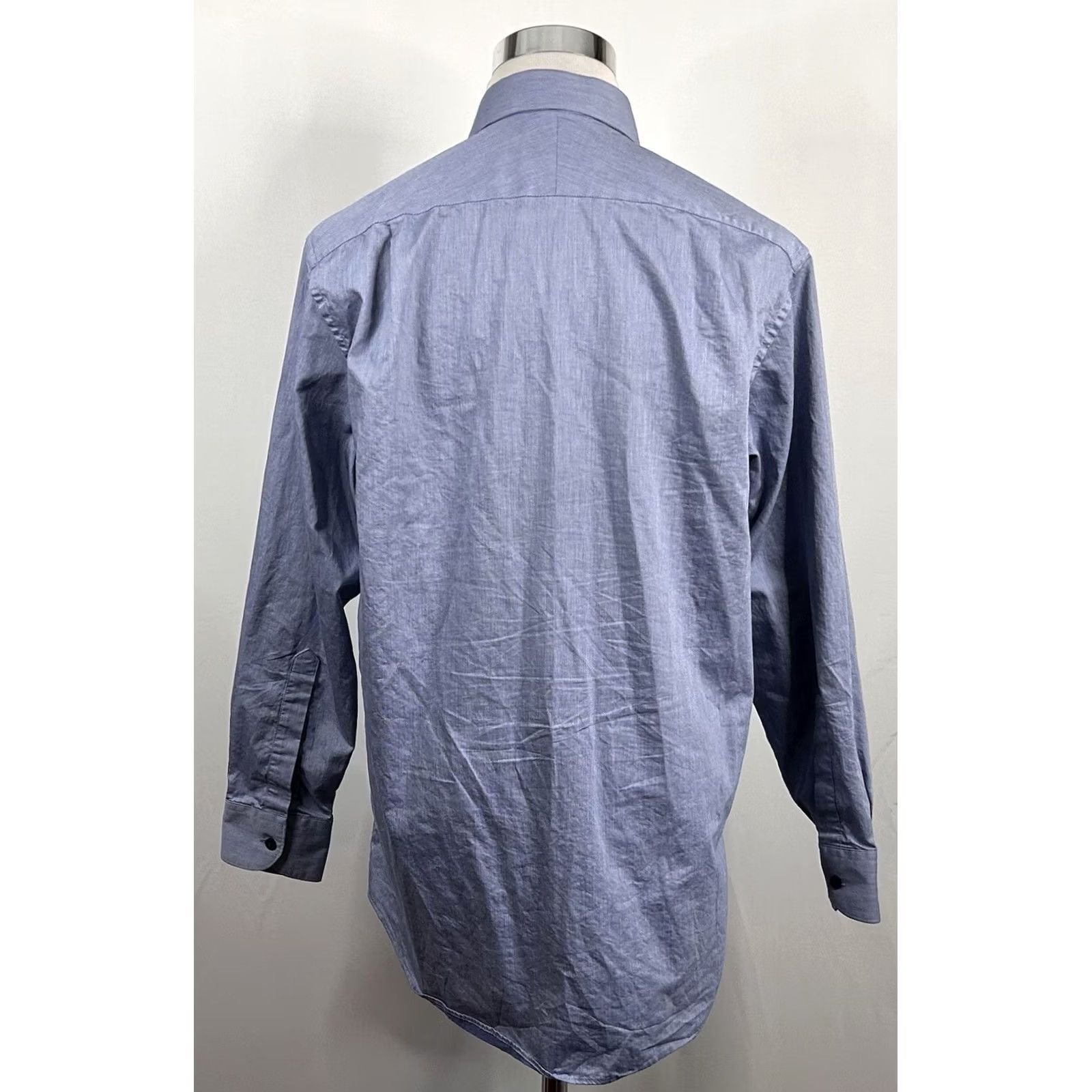 Charles Tyrwhitt Charles Tyrwhitt Dress Shirt 16 34 Classic Fit Blue Floral Cotton Shirt Mens Size 42R - 5 Thumbnail