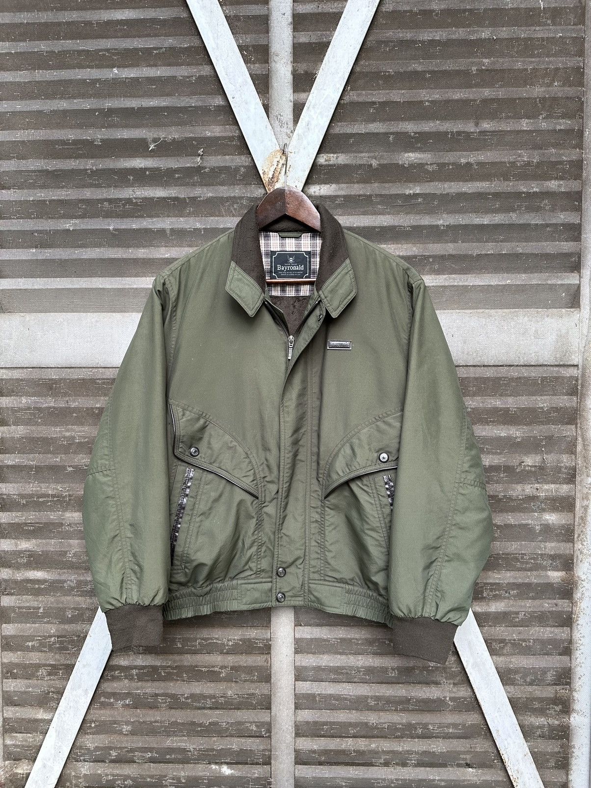 Vintage 🪖Bayronald Military Style Bomber Jacket Size US M / EU 48-50 / 2 - 3 Thumbnail