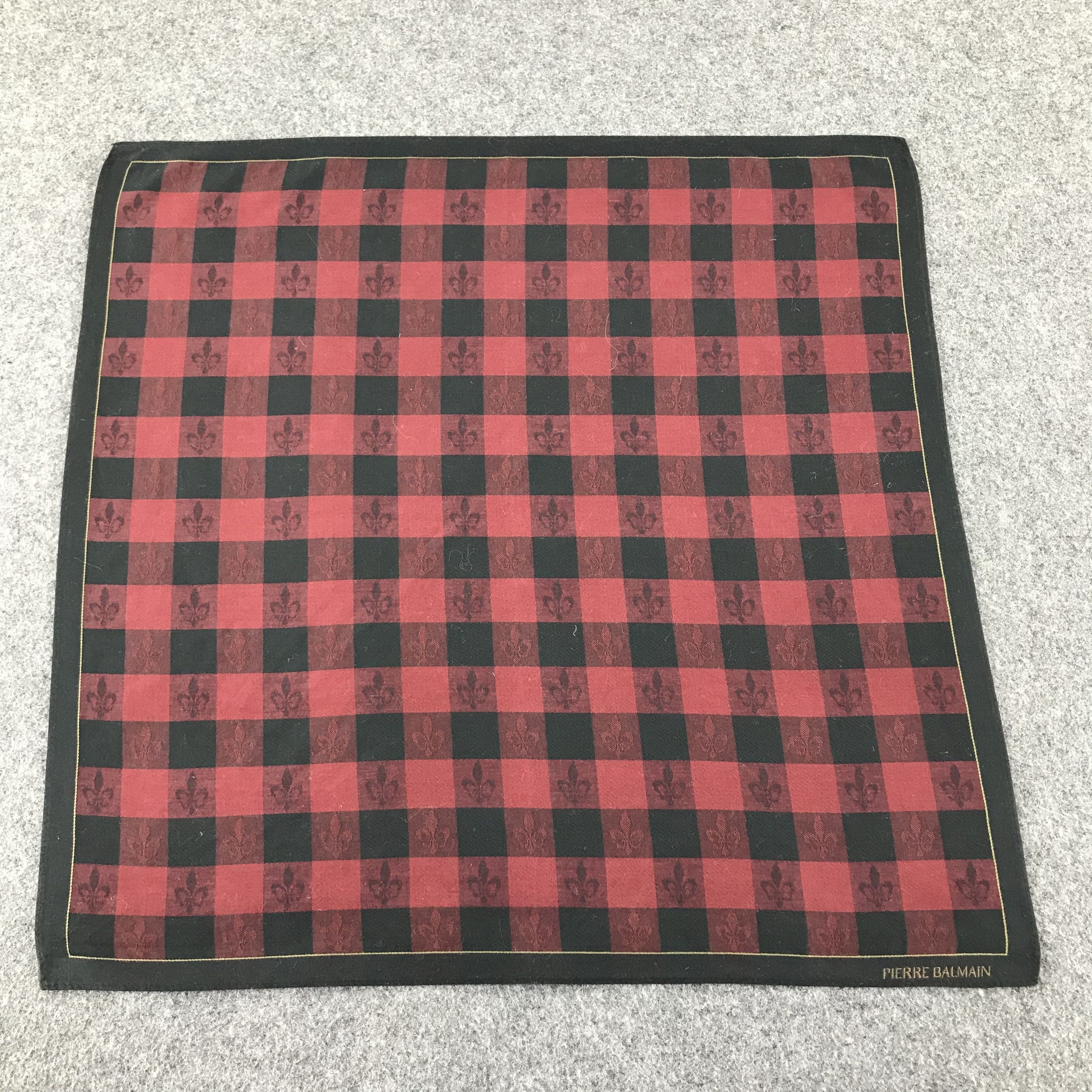 Pierre Balmain Pierre Balmain Handkerchief Neckerchief Bandana H321 Size ONE SIZE - 1 Thumbnail
