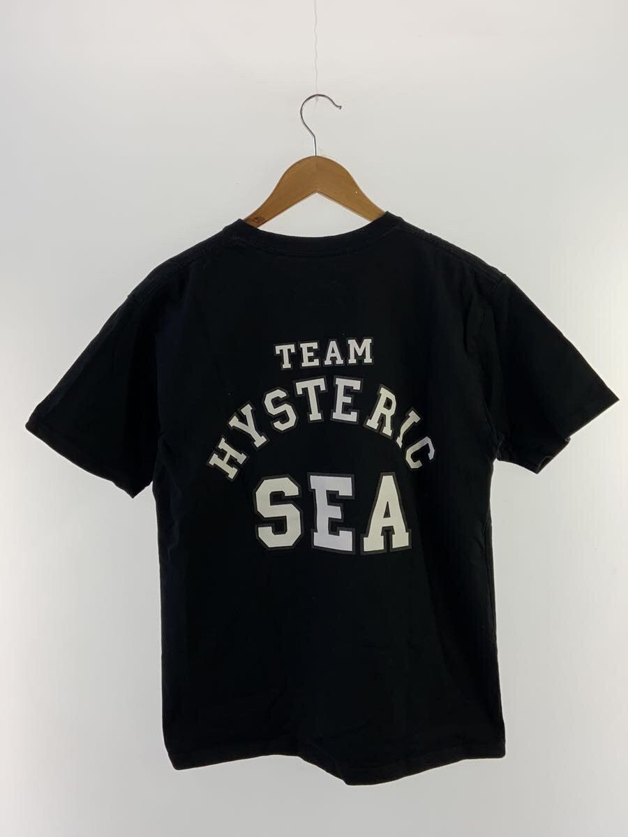 Hysteric Glamour Hysteric Glm x Wind & Sea Double Name Plain Ctn Tee Black Size US L / EU 52-54 / 3 - 2 Thumbnail