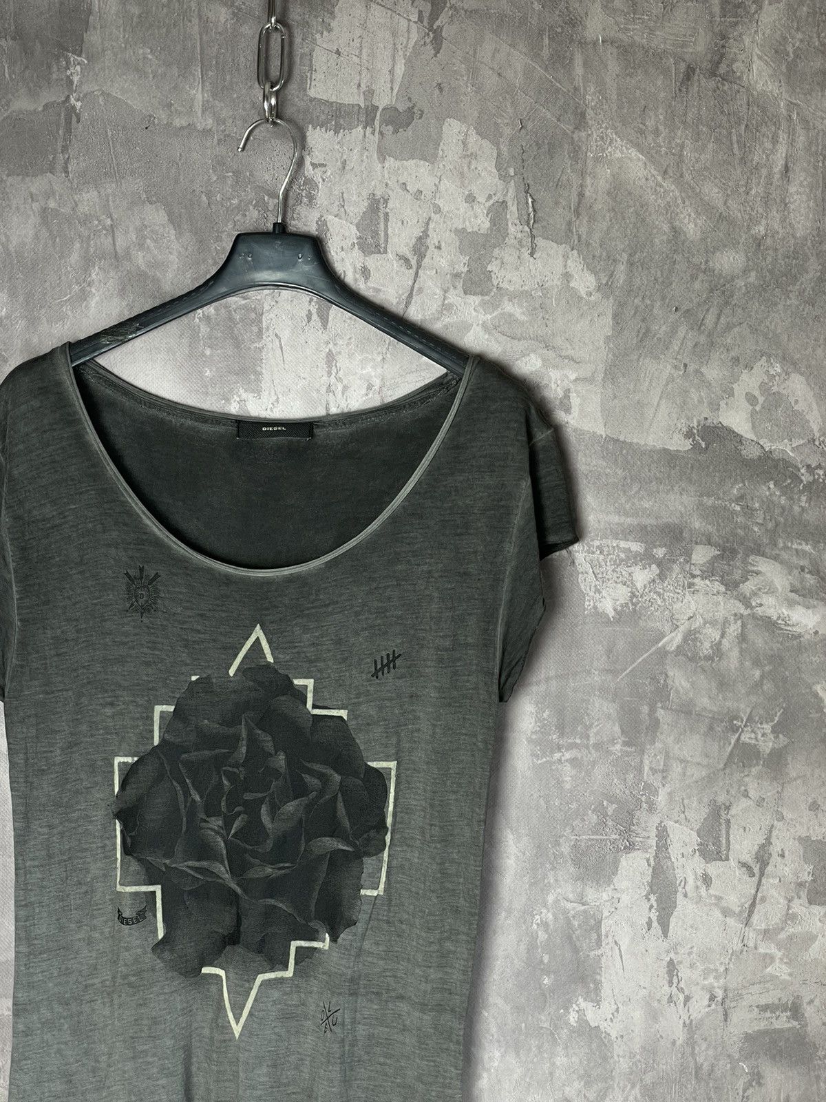 Diesel × Japanese Brand Diesel Vintage Distressed Grunge Faded Punk Y2K Tank Top Size M / US 6-8 / IT 42-44 - 4 Thumbnail