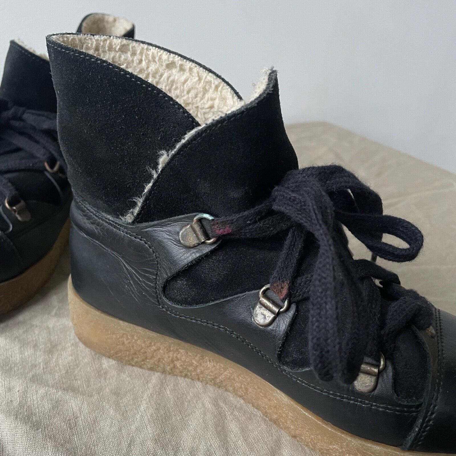 Ganni Ganni Leather Snow Boots 8502AC Size US 6 / IT 36 - 9 Thumbnail