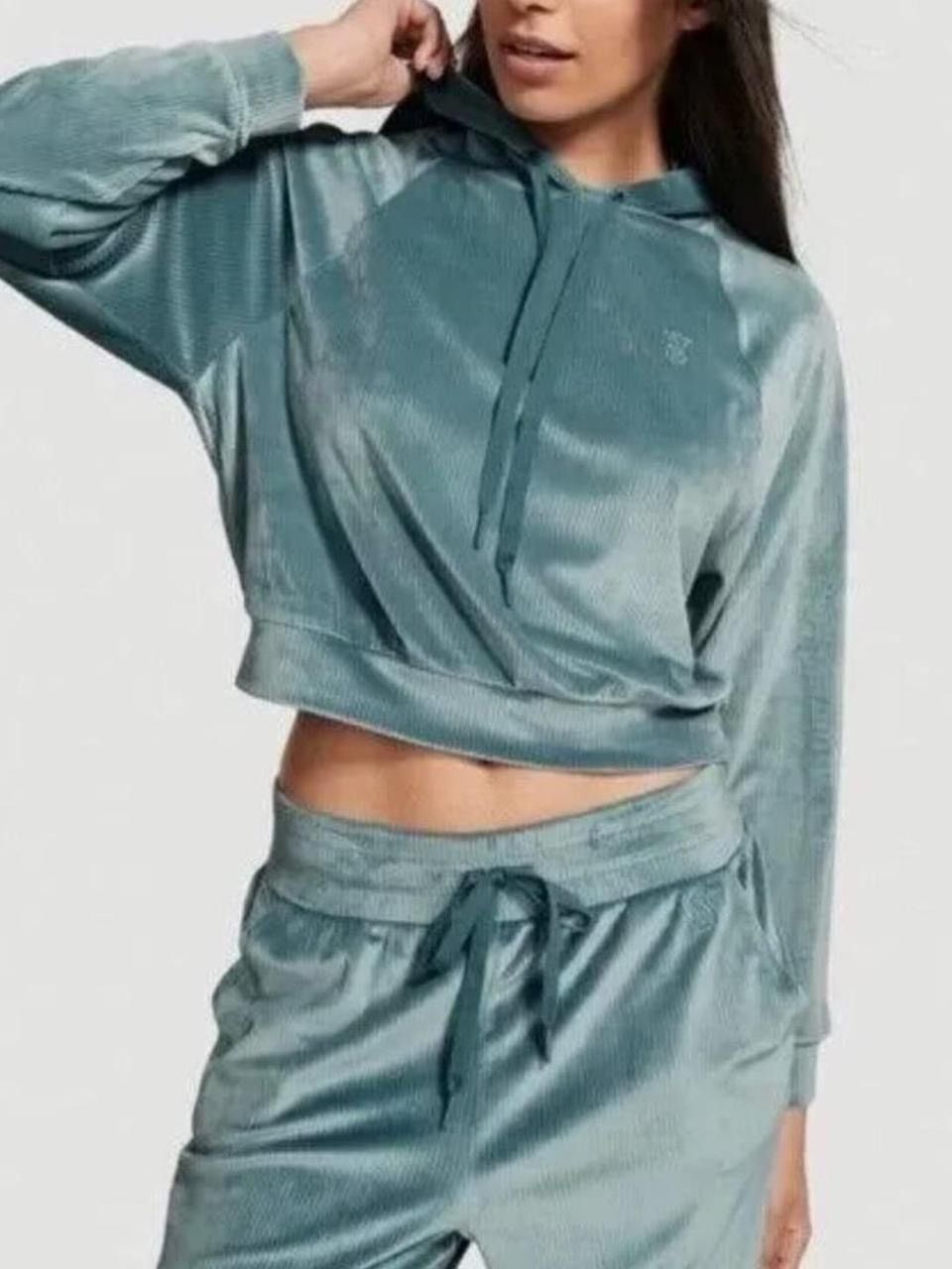 Victoria's Secret Victoria's Secret Ribbed Velour hoodie and jogger set Size L / US 10 / IT 46 - 1 Thumbnail