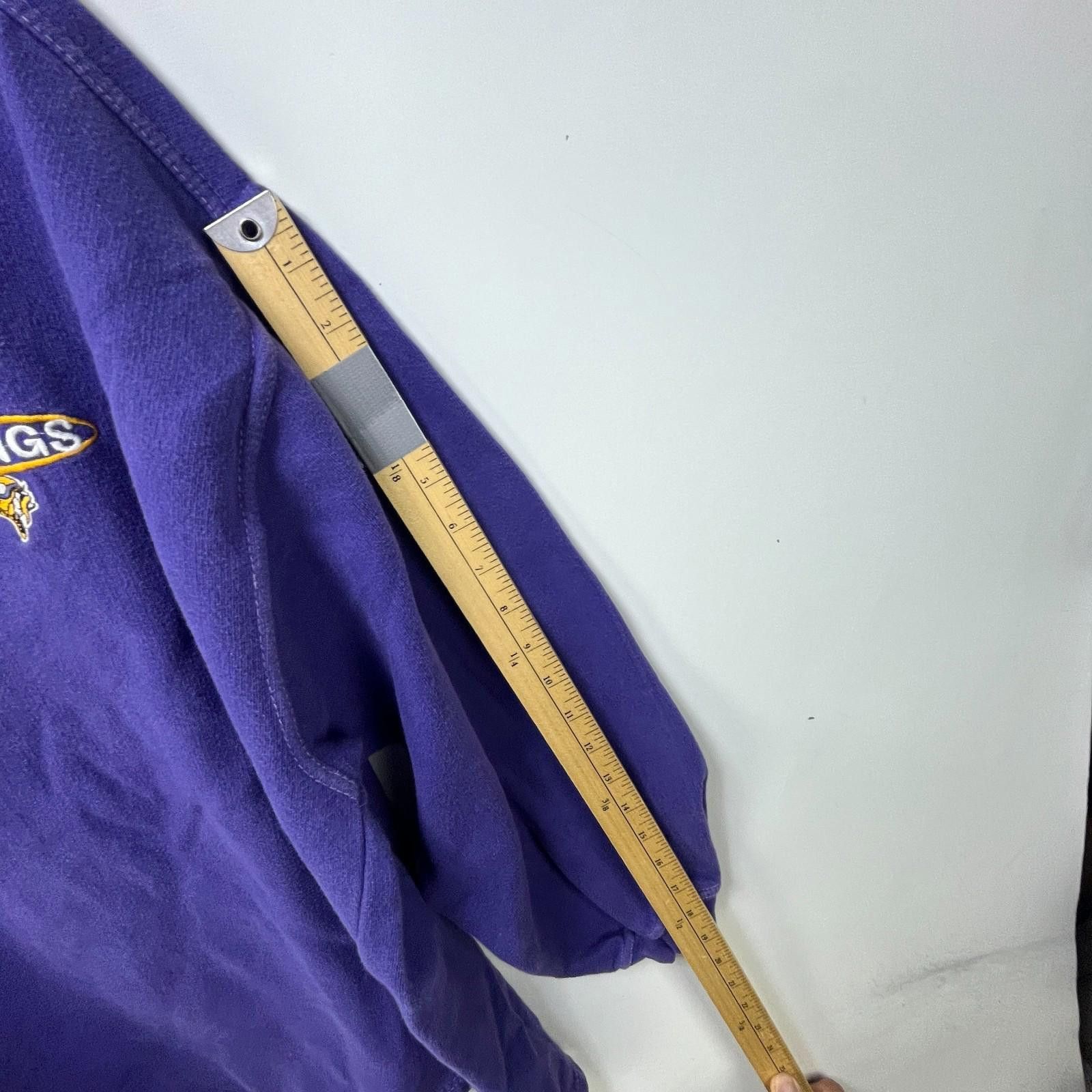 Designer Vintage Minnesota Vikings Sweatshirt XL NFL Size ONE SIZE - 8 Thumbnail