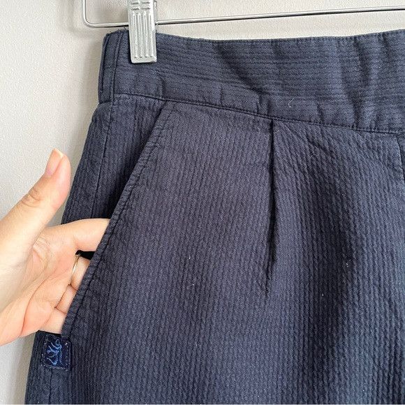 Vintage Navy Blue Balloon Leg Cotton Pants - Medium Size 30" / US 8 / IT 44 - 3 Thumbnail