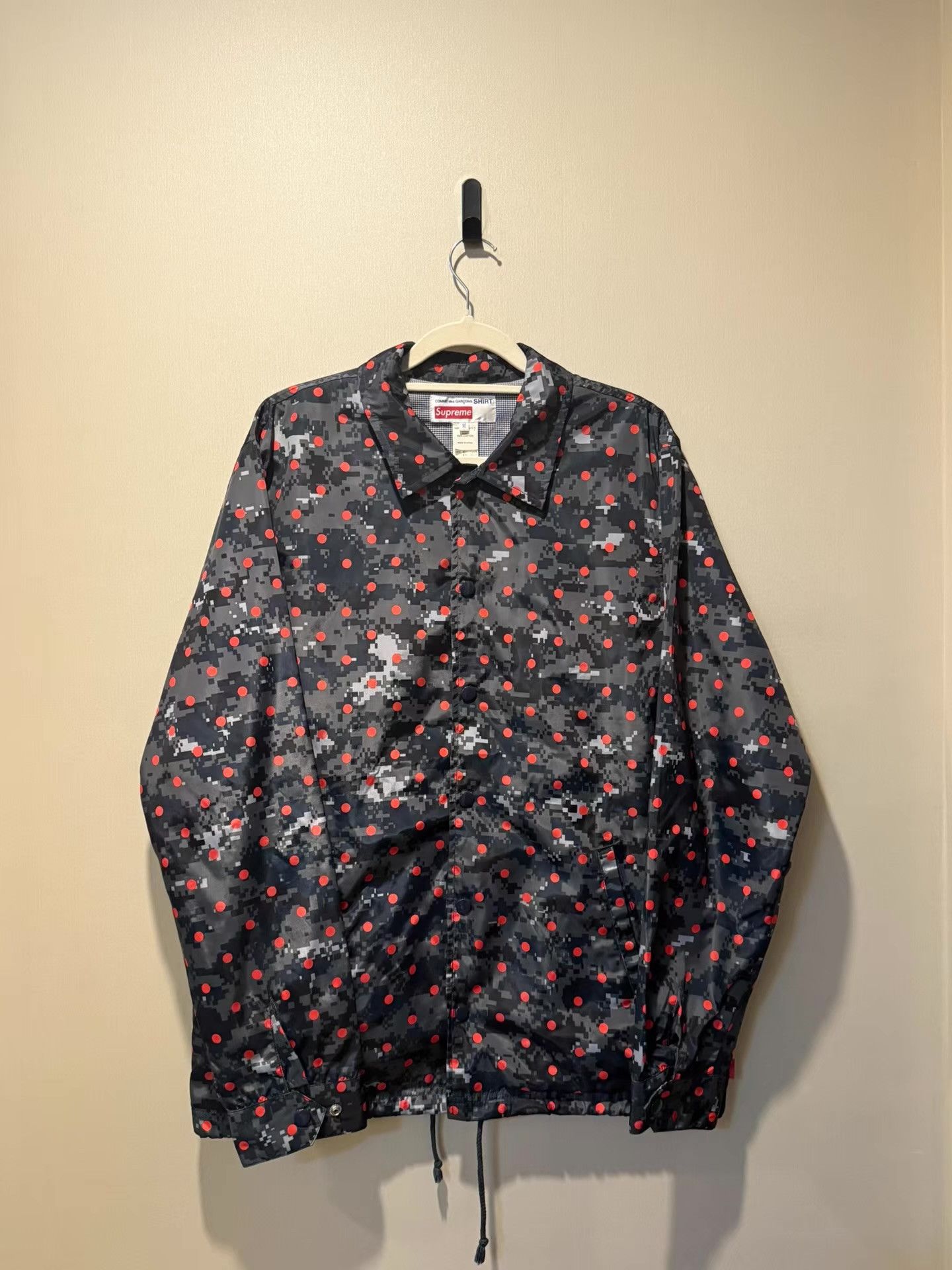 Supreme Supreme × CDG SHIRT Polka Dot Coach Jacket Ｑ20 Size US M / EU 48-50 / 2 - 1 Thumbnail