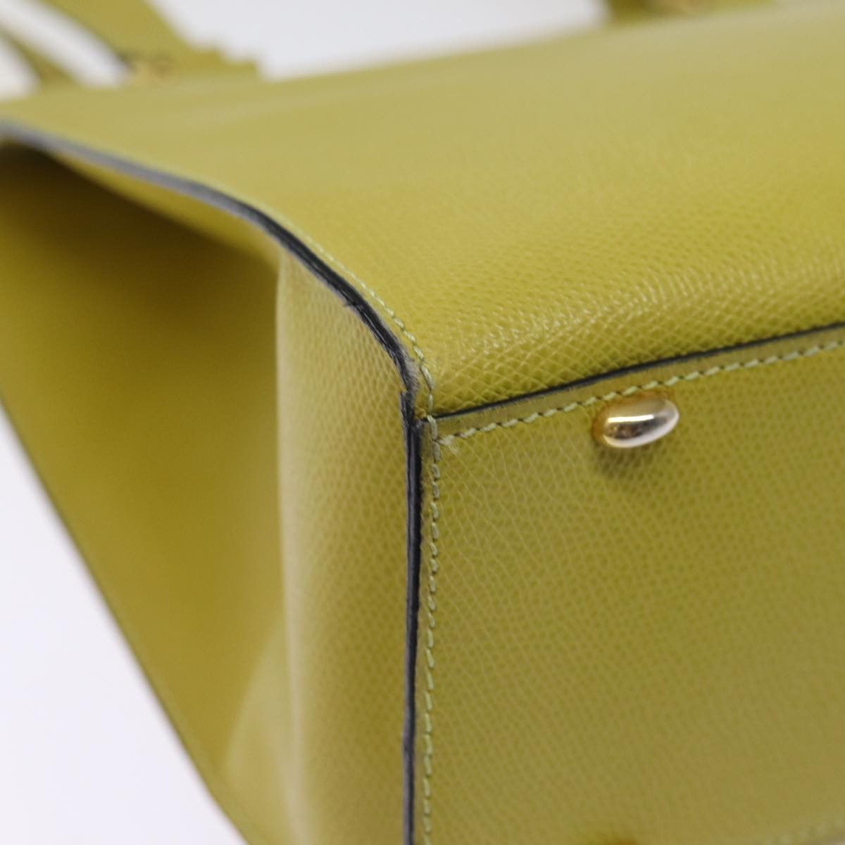 Celine CELINE Tote Bag Leather Yellow Size ONE SIZE - 16 Thumbnail