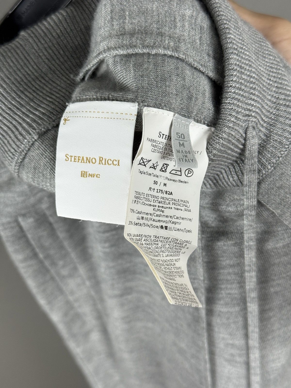 Stefano Ricci LNWOT STEFANO RICCI 4200$ Knit Trousers Cashmere Silk Size US 33 - 14 Thumbnail