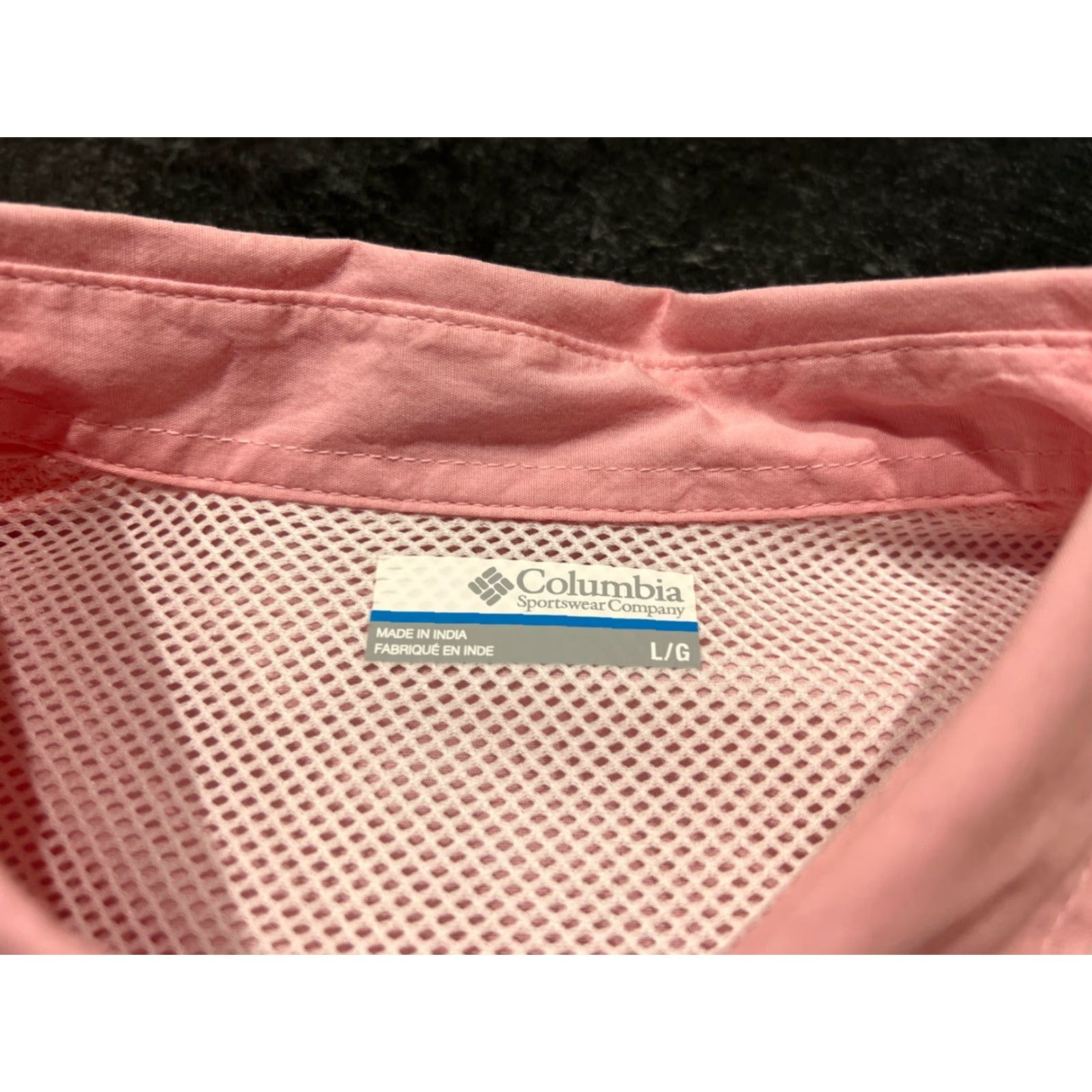 Pinko Columbia PFG Outdoor Fishing Shirt Mens L Pink Short Sleeve Button-Up Omni-Shade Lightweight Size US L / EU 52-54 / 3 - 7 Thumbnail