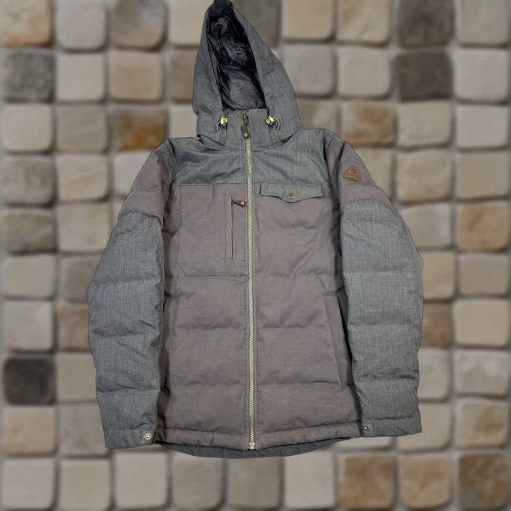 Vintage Sherpa Jacket Womens Small Purple Gray Down Insulated Full Zip Puffer Size S / US 4 / IT 40 - 1 Thumbnail