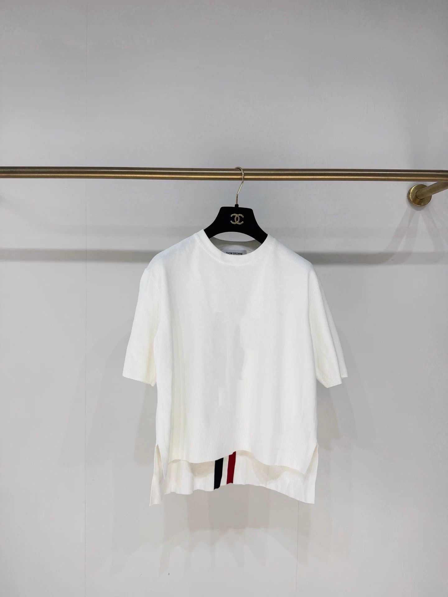 Thom Browne Thom Browne Classic Striped Short Sleeve Tee Size 40 Size US XXS / EU 40 - 1 Thumbnail