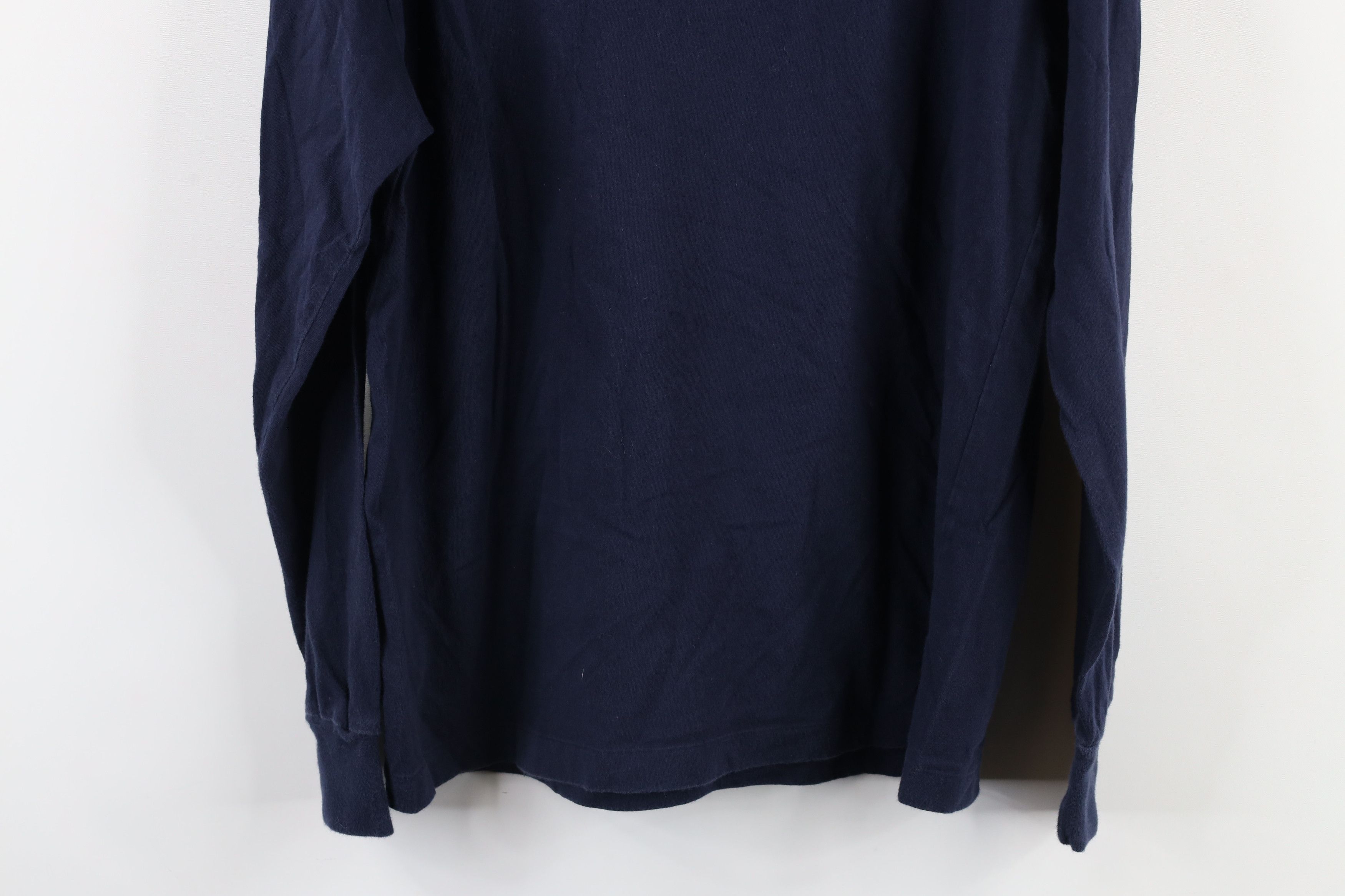 Ralph Lauren × Vintage Vintage 90s Ralph Lauren Long Sleeve T-Shirt Navy Blue Size US S / EU 44-46 / 1 - 9 Thumbnail