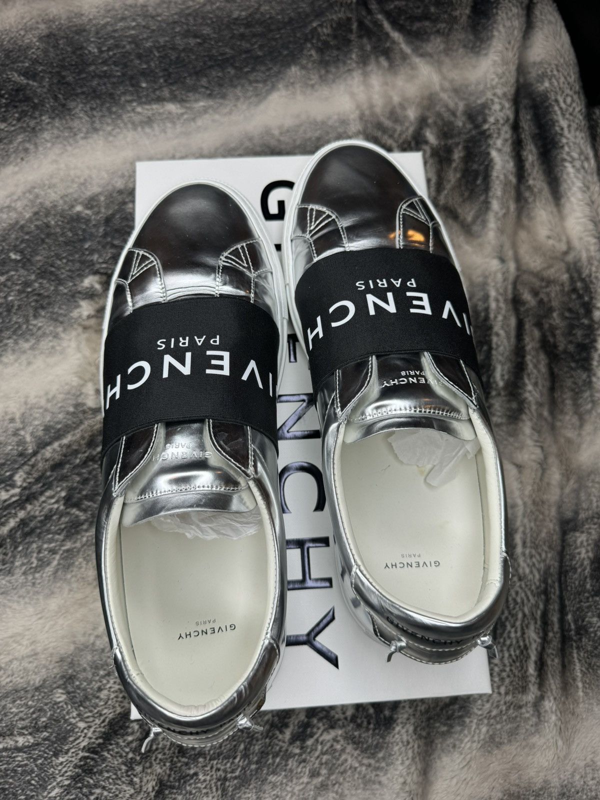 Givenchy Givenchy Urban Street Sneaker - Silvery Size US 10 / EU 43 - 4 Thumbnail