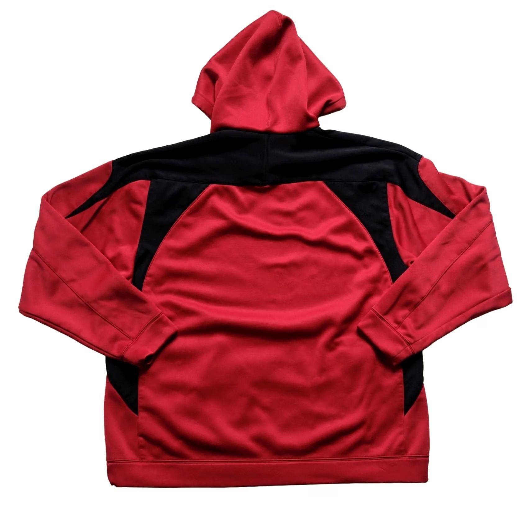 Nike VINTAGE Nike VTG Y2K CENTER SWOOSH ACTIVE HOODIE SWEATSHIRT RED BLACK 2007 SZ L Hoodie Mens Size US L / EU 52-54 / 3 - 3 Thumbnail