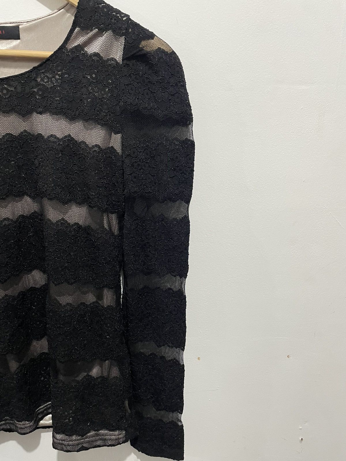 Beauty Beast × If Six Was Nine × Japanese Brand DOUBLE LAYER MESH BIWIMI JAPANESE STYLE LONG SLEEVE Size US S / EU 44-46 / 1 - 3 Thumbnail