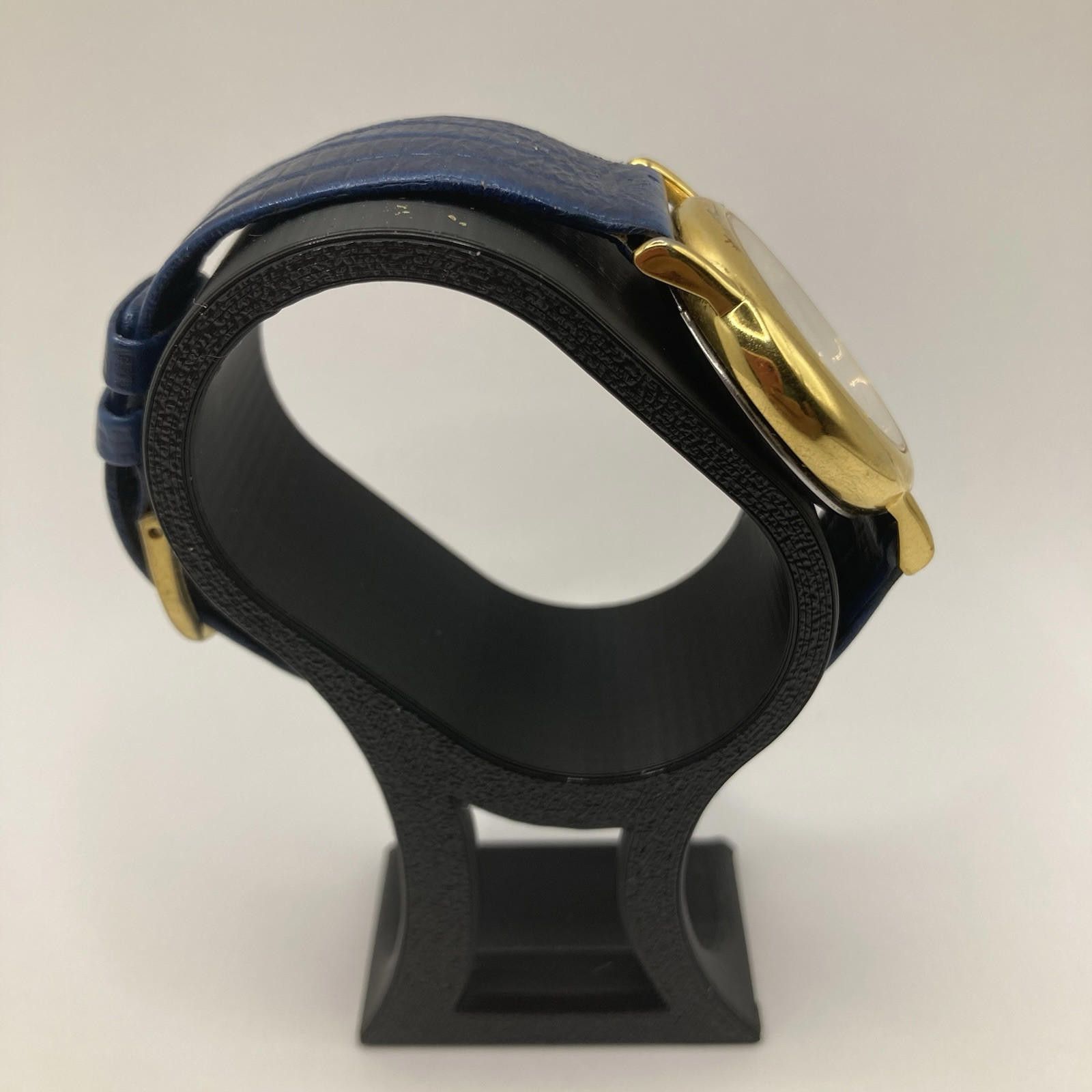Carraig Donn Women’s Carriage Watch Gold Tone Case Dark Blue Leather Band Size ONE SIZE - 5 Thumbnail