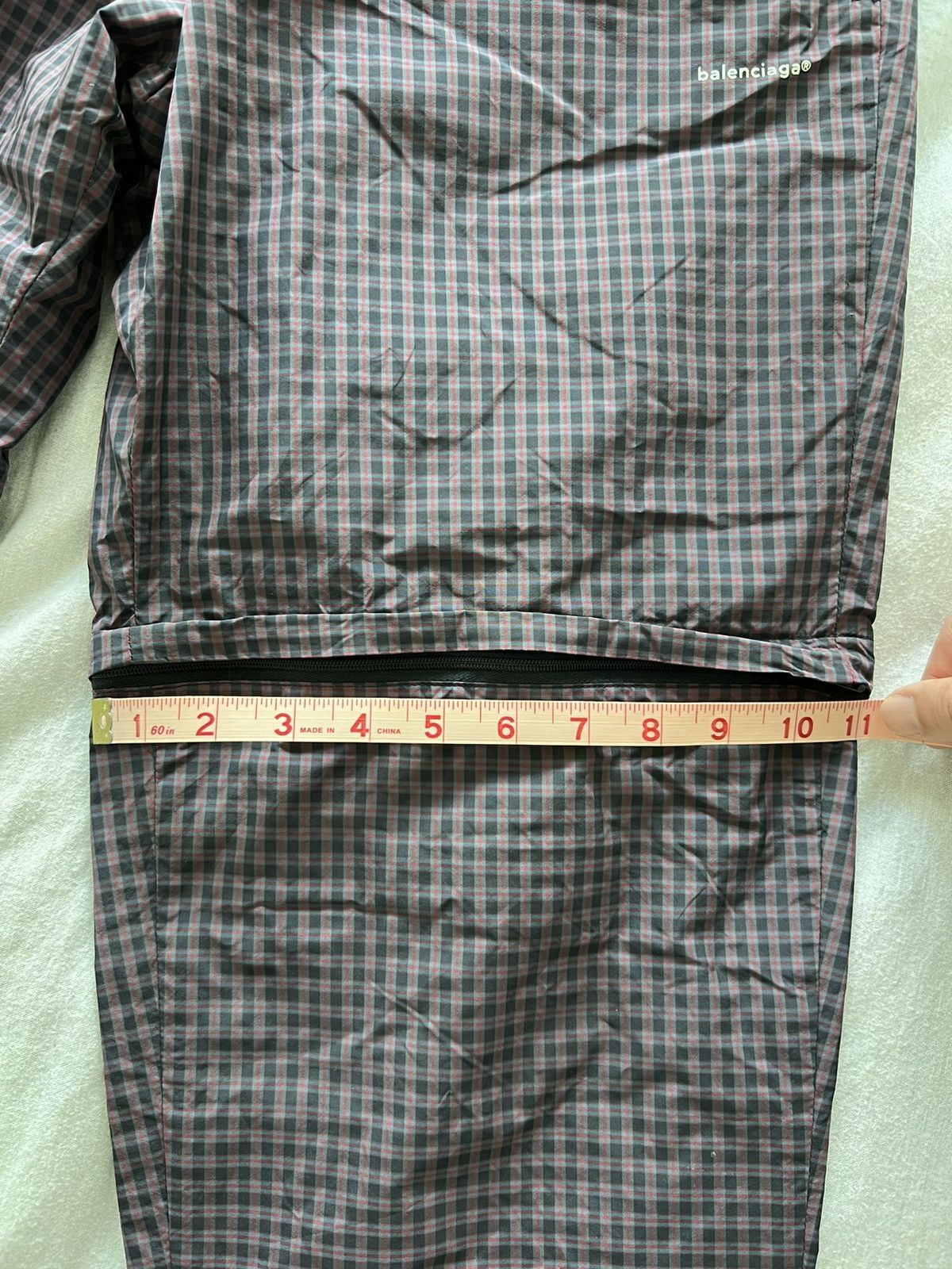 Balenciaga Balenciaga Zip Off Checkered Track Pants Size US 28 / EU 44 - 13 Thumbnail