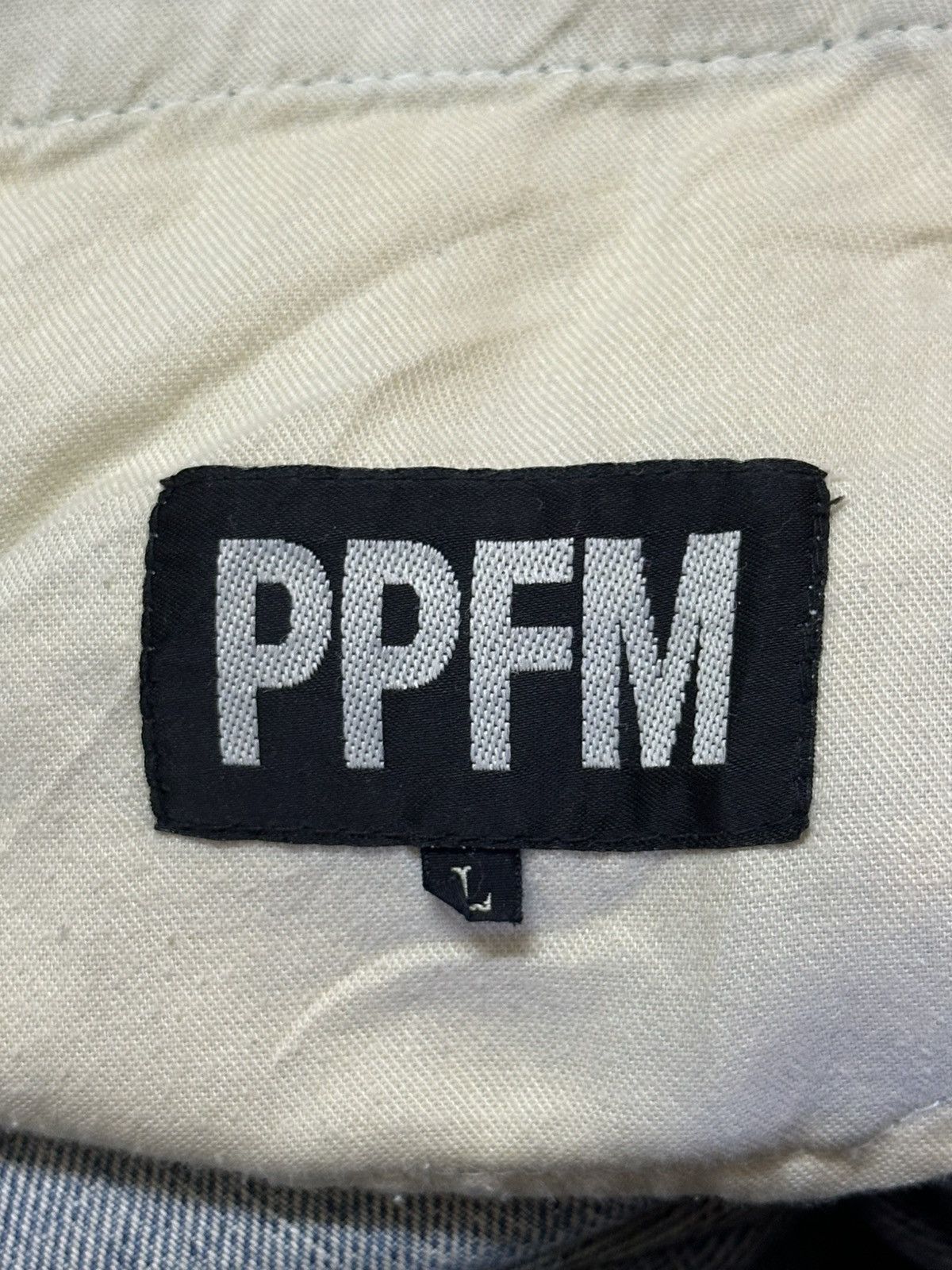 Other Vintage Japanese PPFM Double Waist Distress Style Jeans Size US 34 / EU 50 - 9 Thumbnail