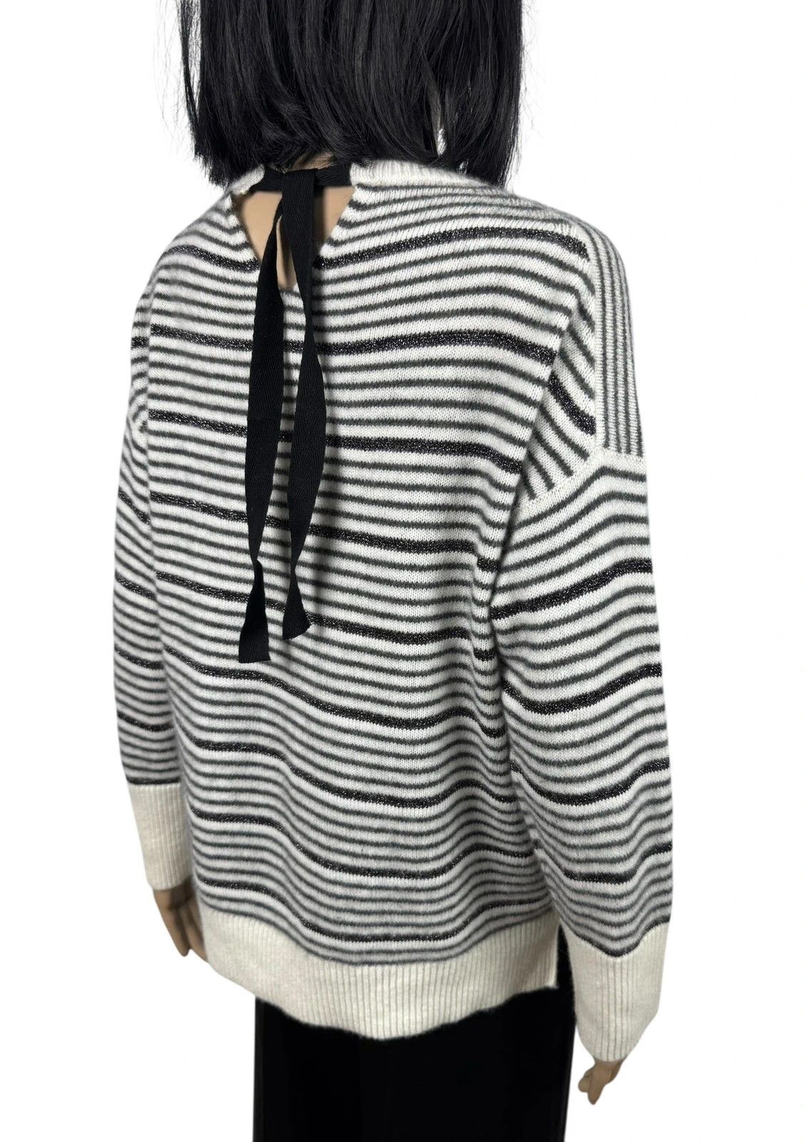 Other Bruno Manetti Striped Jumper V-Neck Wool Cashmere size 44 Size M / US 6-8 / IT 42-44 - 8 Thumbnail