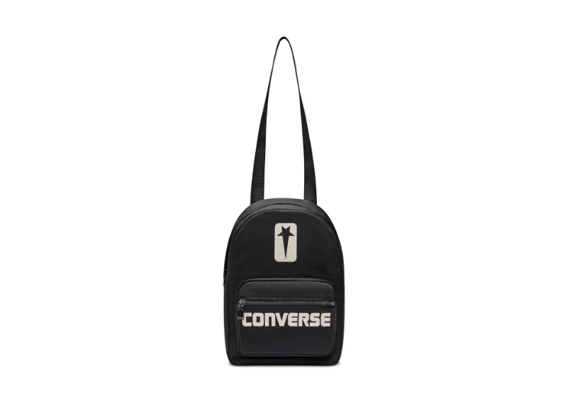 Converse × Rick Owens Drkshdw Rick Owens x Converse black unisex star backpack, in stock Size ONE SIZE - 4 Thumbnail