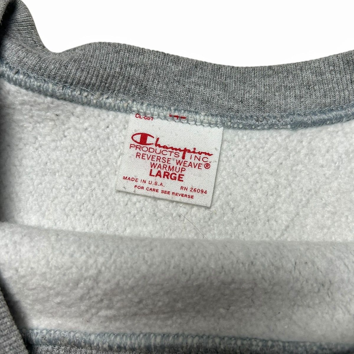 Champion × Vintage Vintage Champion Reverse Weave Crewneck Sweatshirt Pullover Size US L / EU 52-54 / 3 - 6 Thumbnail