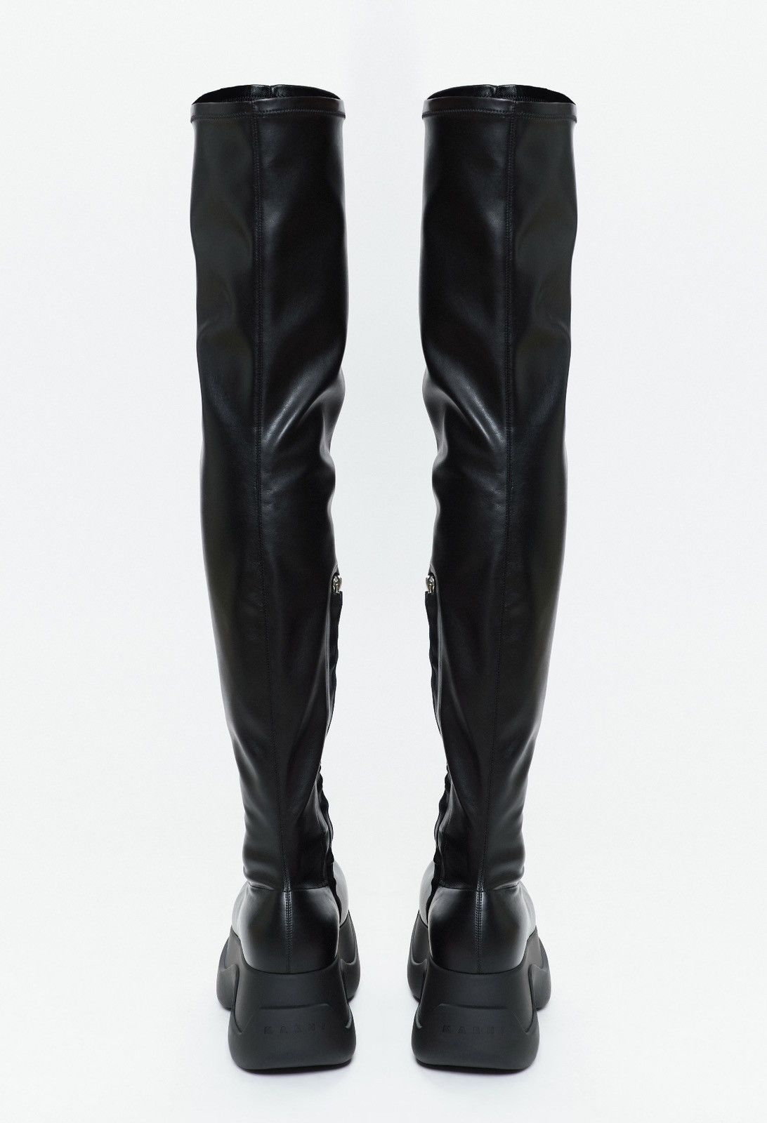 Marni Last Size Marni Black Chunky Stretch Boots Size US 11 / IT 41 - 4 Thumbnail