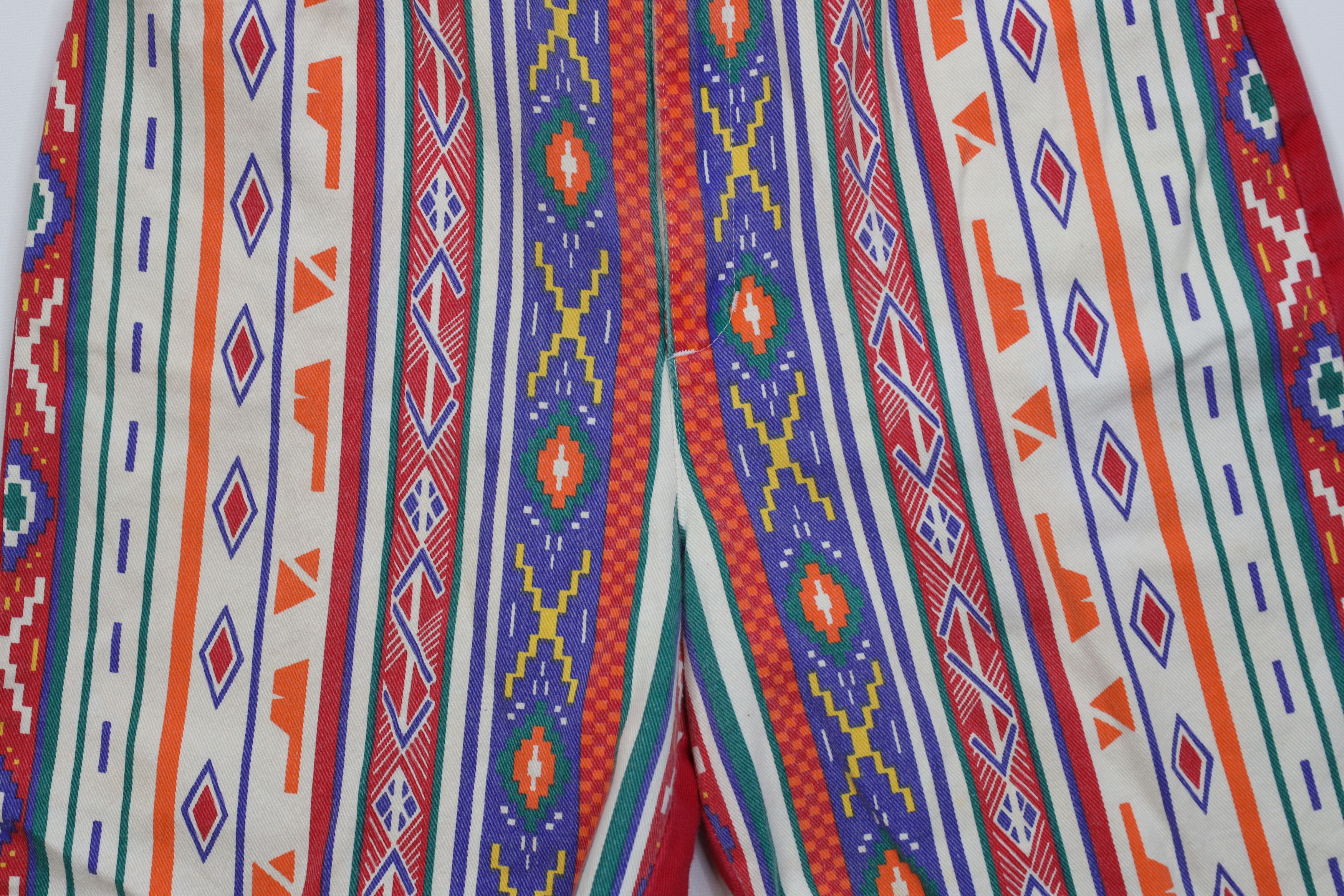 Vintage Vintage 90s Streetwear Southwestern Cowgirl Denim Shorts USA Size 28" / US 6 / IT 42 - 3 Thumbnail