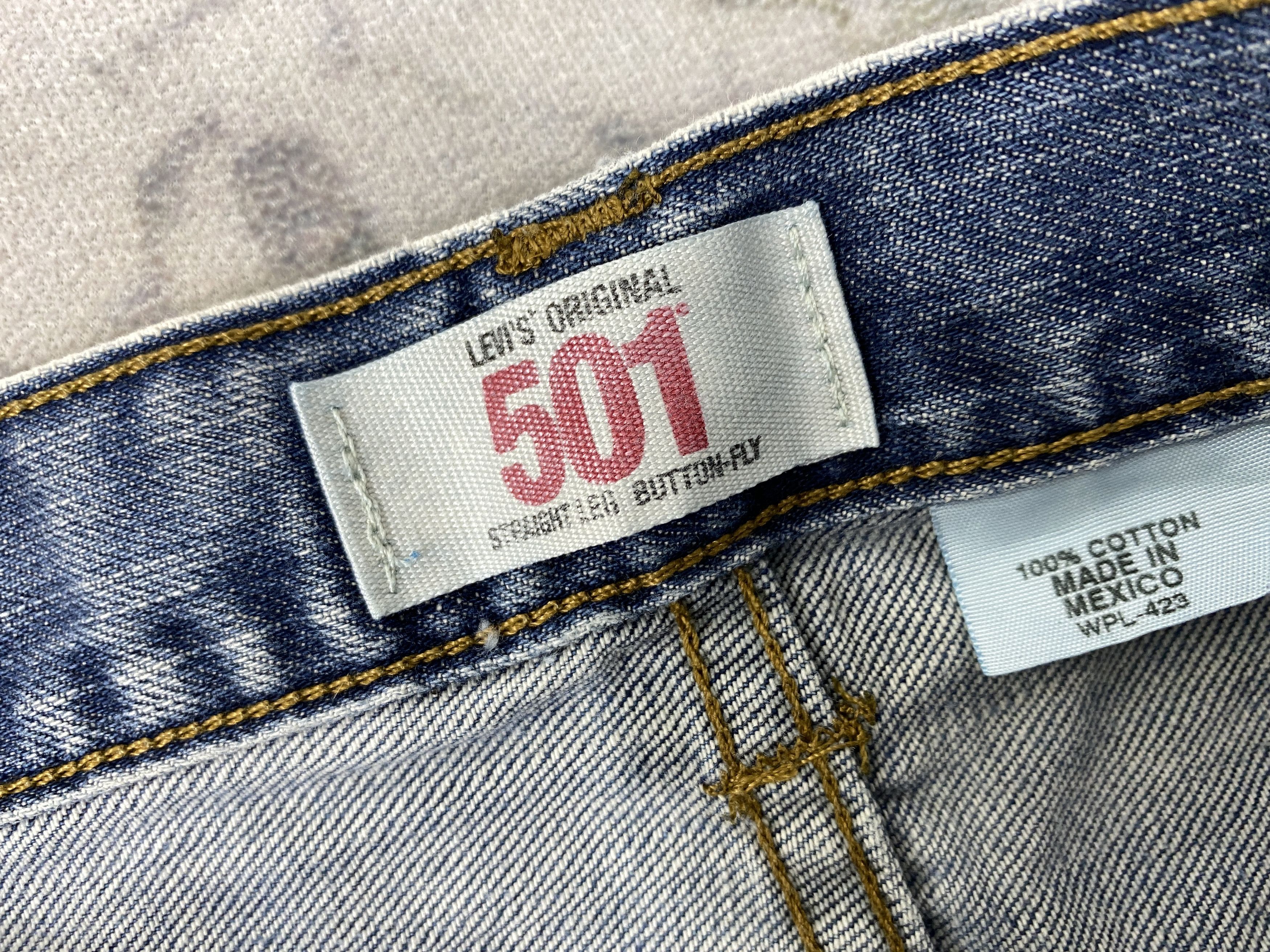 Levi's Dark Blue Vintage Levi's 501 Jeans 34x31.5 Denim -JN1602 Size US 34 / EU 50 - 13 Thumbnail