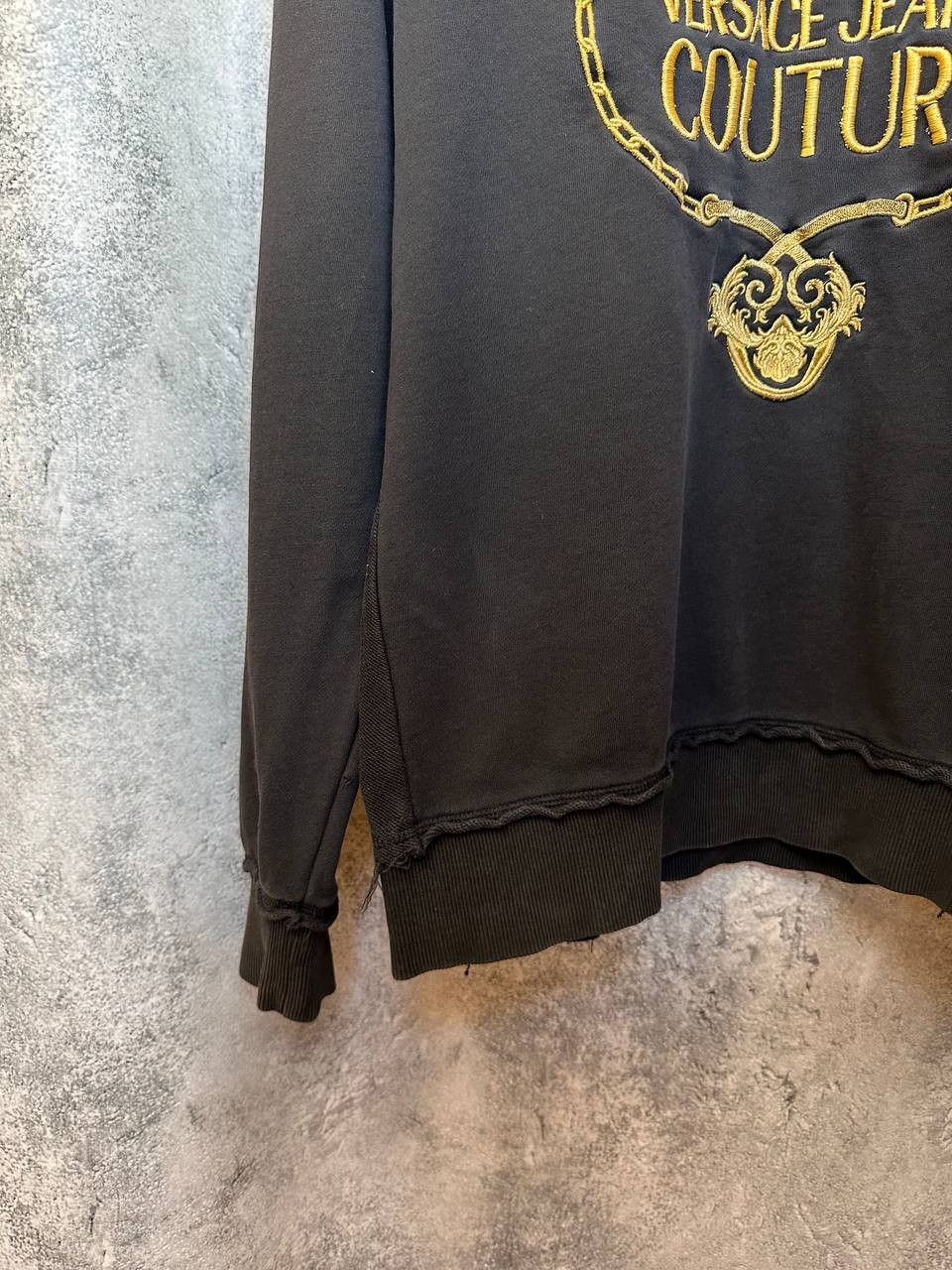 Versace Jeans Couture Versace Jeans Couture Felpa Distressed Sweatshirt Embossed Size US M / EU 48-50 / 2 - 7 Thumbnail