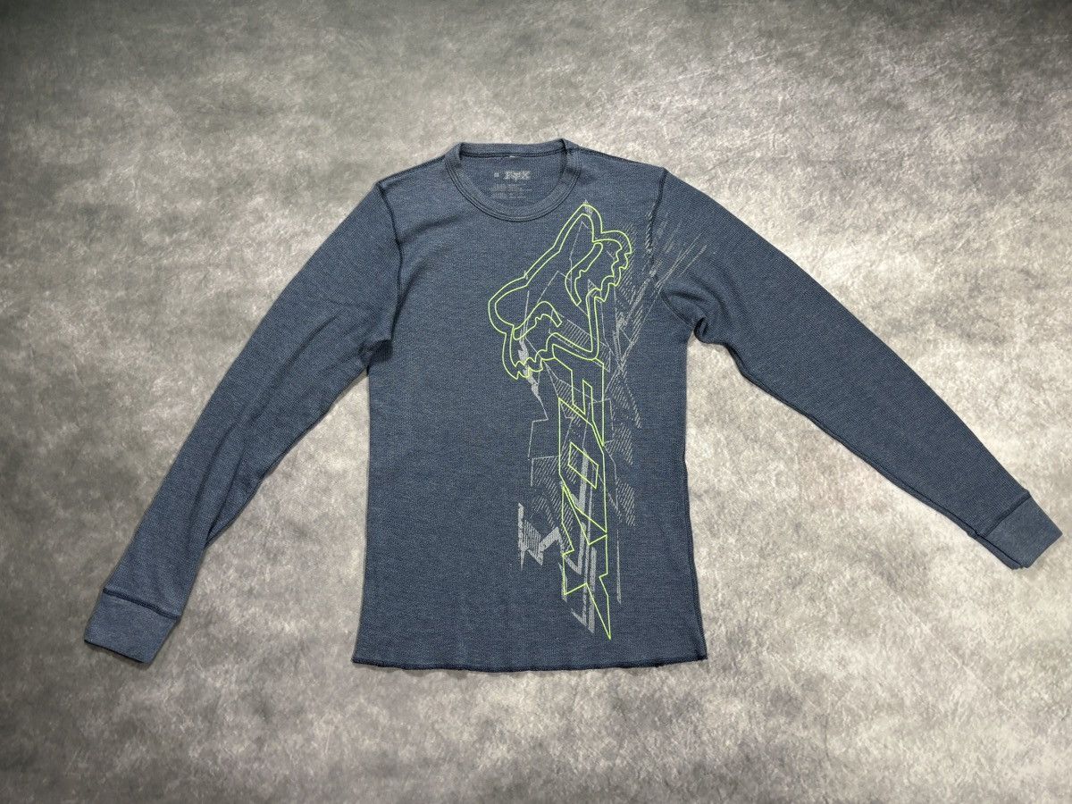 Fox Racing Fox Racing Longsleeve Thermal Shirt 2010s 2000s Y2K Vintage Size US S / EU 44-46 / 1 - 9 Thumbnail