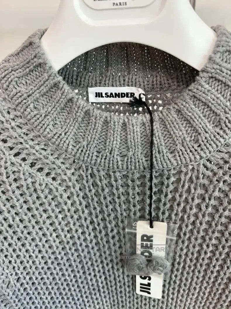 Jil Sander Jil Sander size 48 Long knitted pullover in grey Size M / US 6-8 / IT 42-44 - 3 Thumbnail