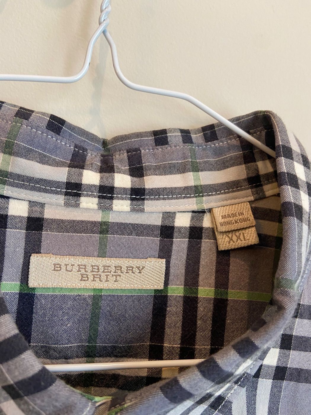 Burberry Burberry Brit Check Short Sleeve Shirt Size XXL Size US XXL / EU 58 / 5 - 3 Thumbnail