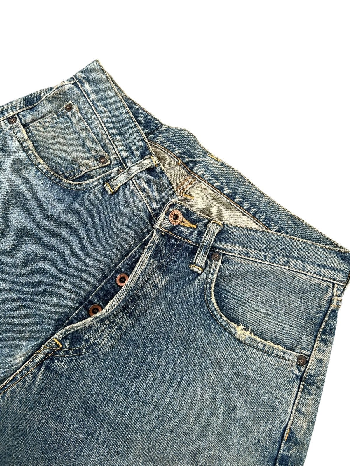 Kapital Vintage Edwin 505x Selvedge Distressed Rusty Denim Jeans ☠️🎌 Size US 32 / EU 48 - 3 Thumbnail