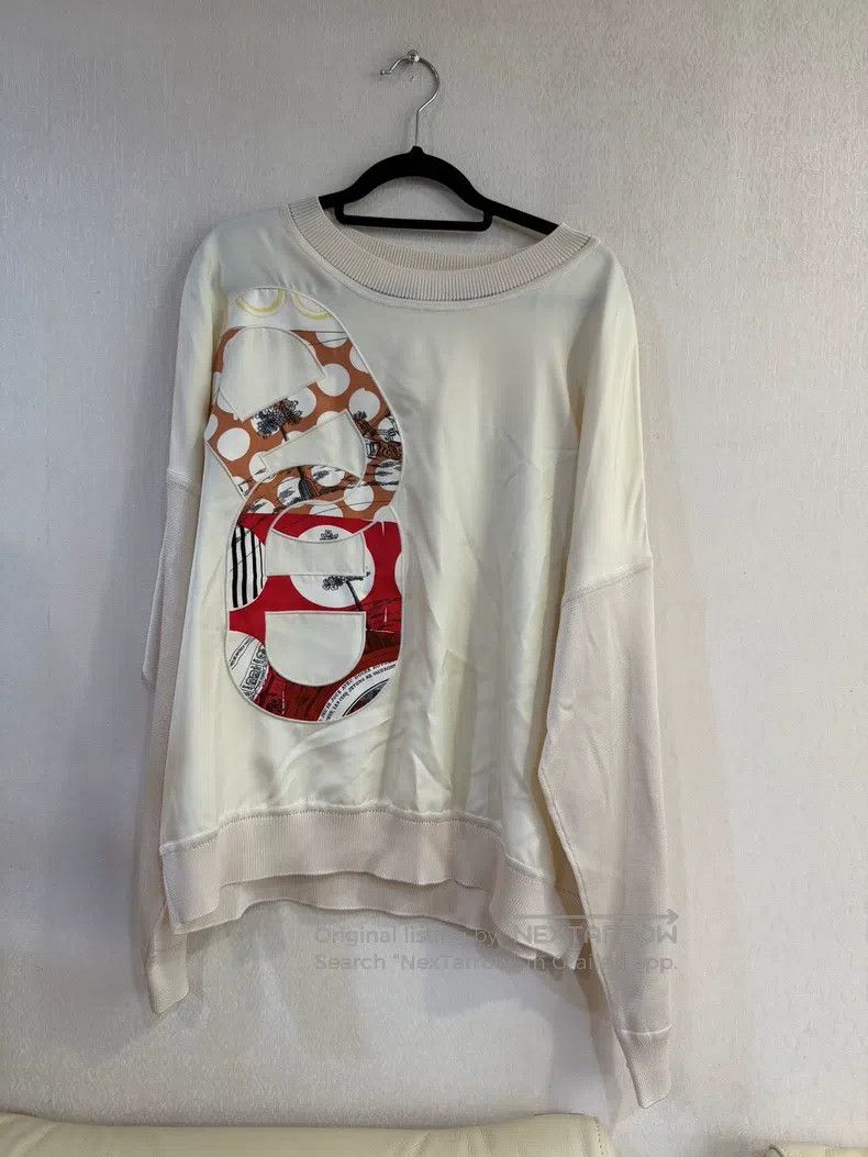 Hermes Hermes Pig Nose Mulberry Silk Long Sleeve White Shirt Size XS / US 0-2 / IT 36-38 - 1 Thumbnail