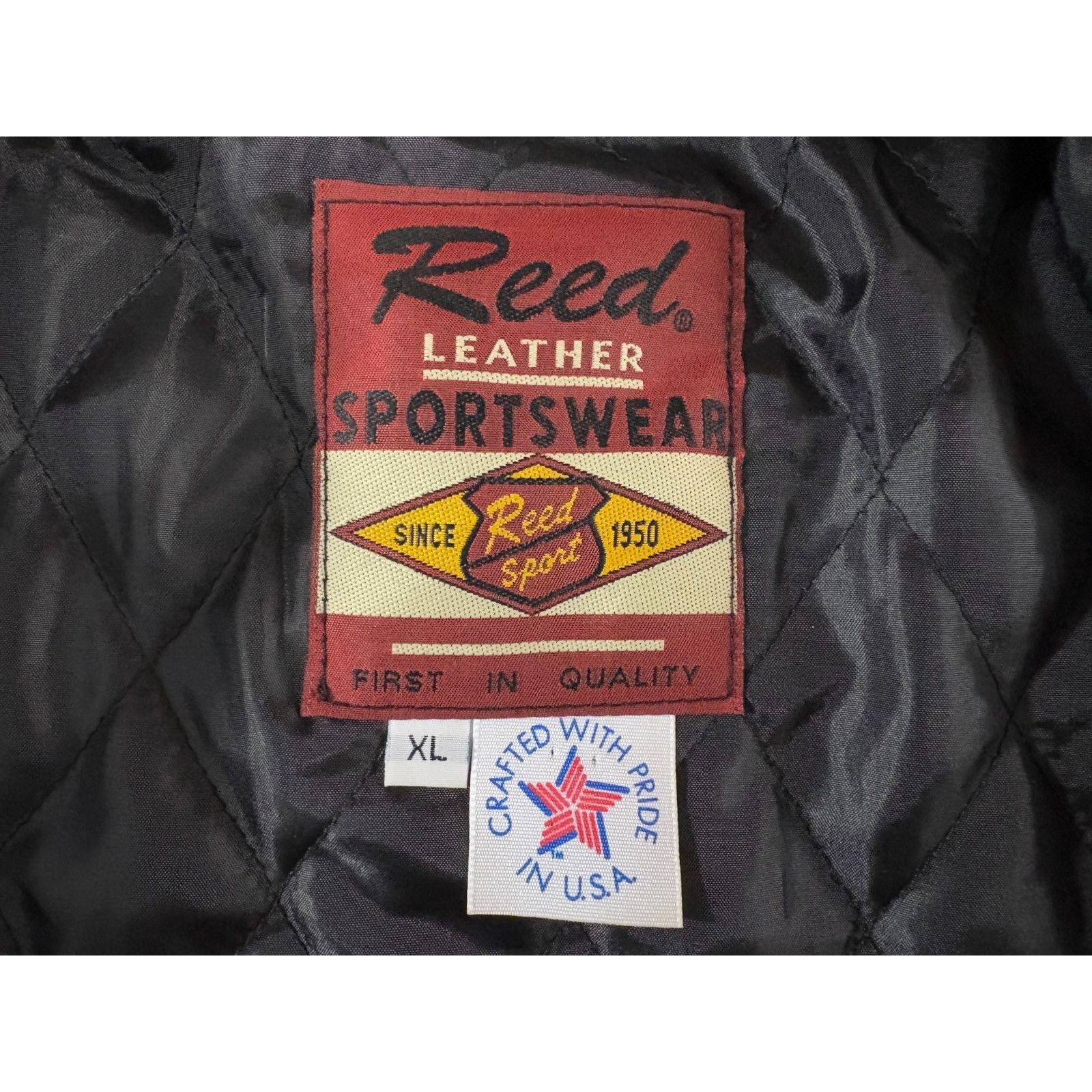 Reed Reed UNITED BROTHERHOOD OF CARPENTER & JOINERS Varsity Jacke Size US XL / EU 56 / 4 - 2 Thumbnail