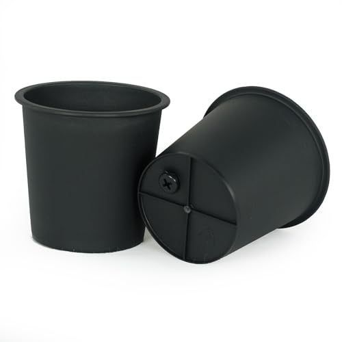 Designer × Homemade 6.3" Round Nursery Plant Pot - Garden Plastic Pots with Drai Size US L / EU 52-54 / 3 - 7 Thumbnail