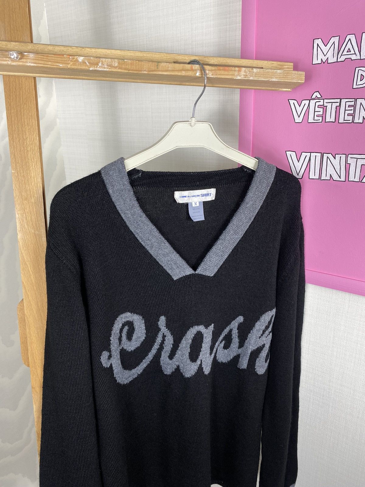 Comme des Garcons × Vintage Comme des Garcons Crash Sweater Size US M / EU 48-50 / 2 - 4 Thumbnail