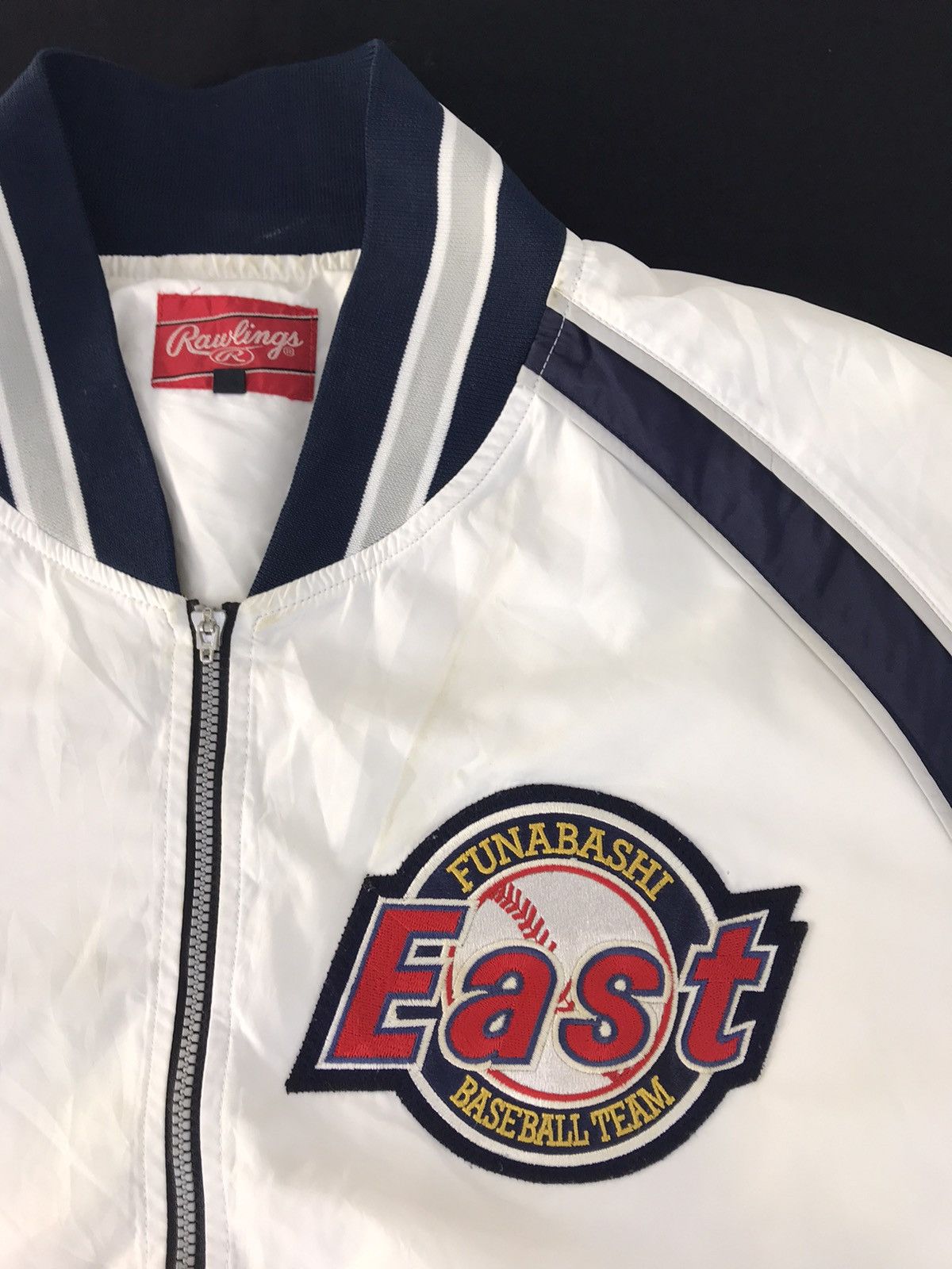 Japanese Brand 90s Rawling Funabashi Baseball Varsity Jacket Double Pocket Size US XL / EU 56 / 4 - 4 Thumbnail