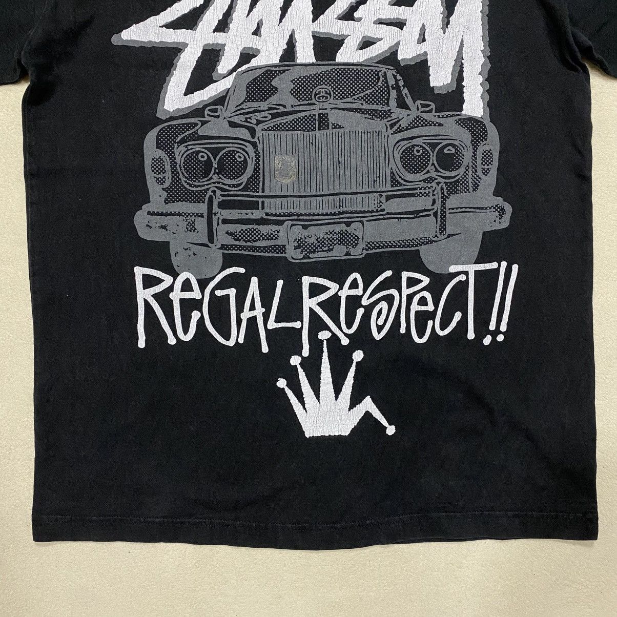 Stussy Vintage 90's STUSSY Regal Respect Long Sleeve T-shirt Size US M / EU 48-50 / 2 - 3 Thumbnail
