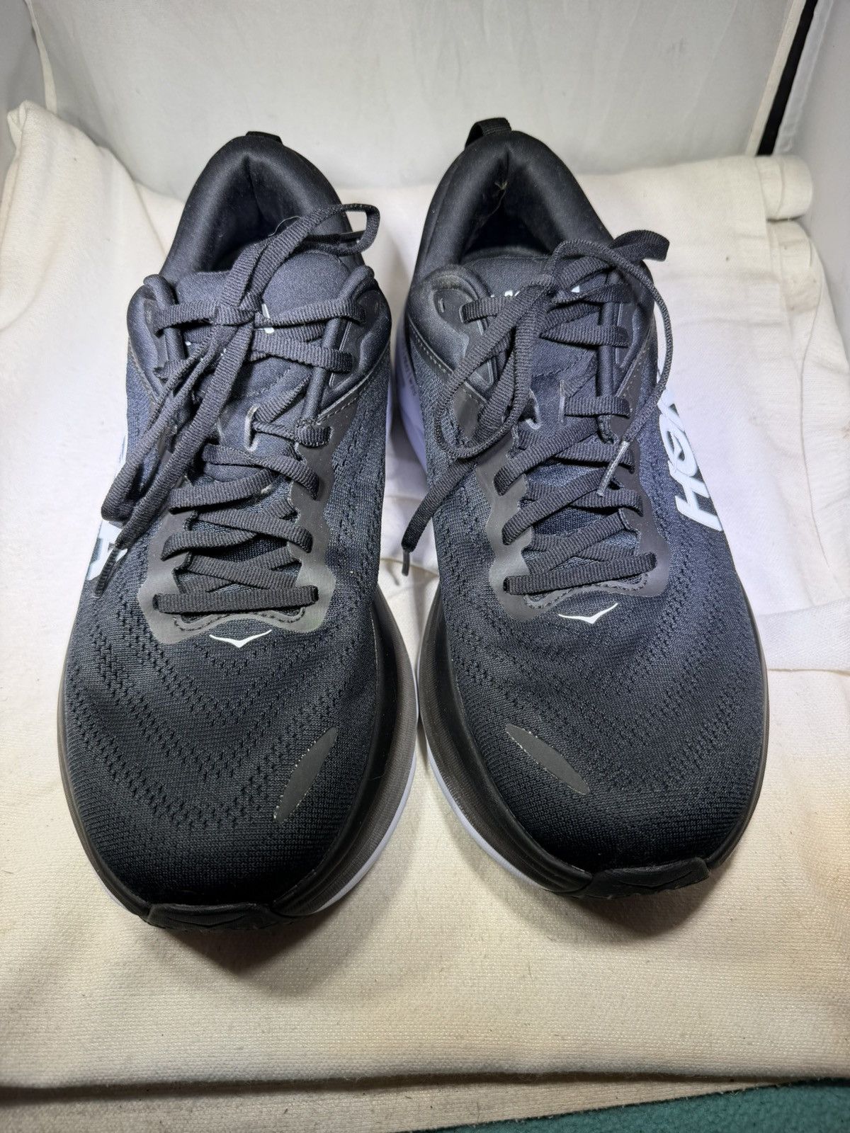 Hoka Hoka One One Bondi 8 Running Men’s 10 4E Extra Wide Black Size US 10 / EU 43 - 2 Thumbnail