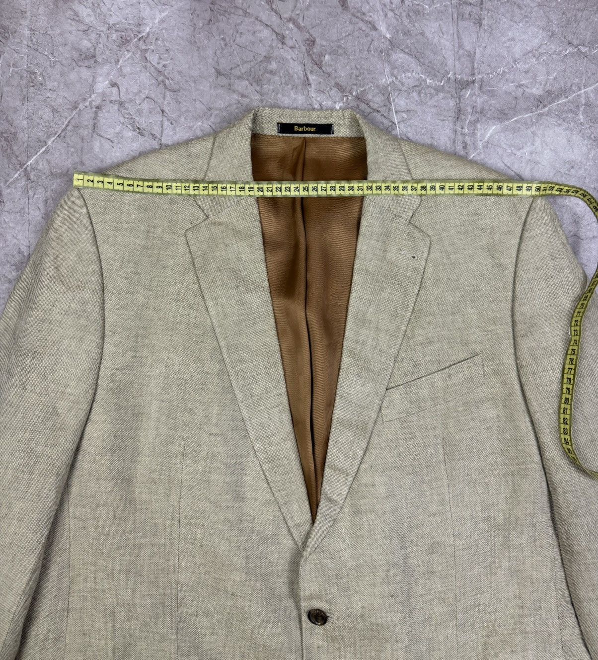 Barbour Luxury Barbour 100% Linen Blazer Jacket Size 58 Size 48R - 13 Thumbnail
