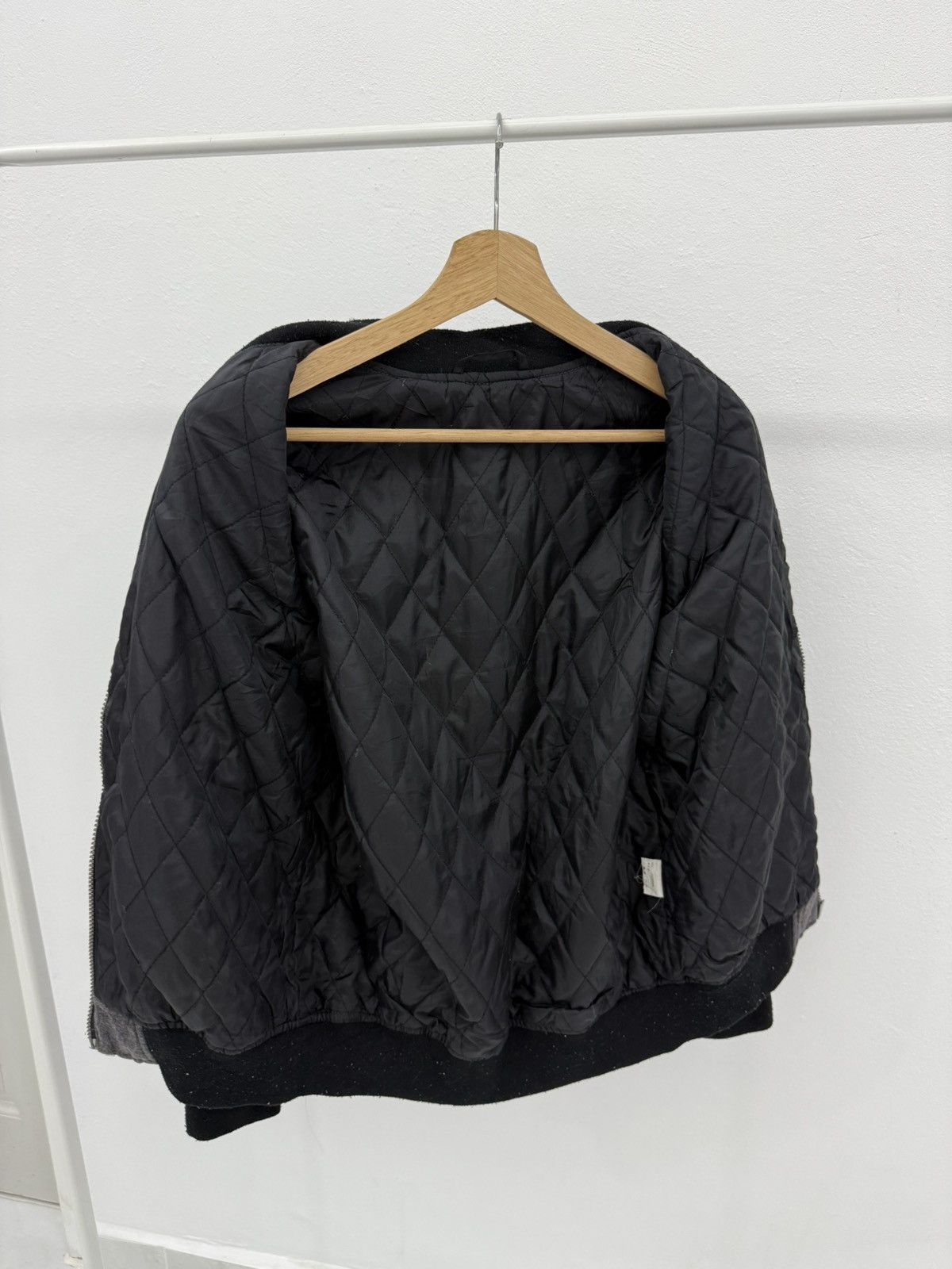 Harris Tweed Harris Tweed Quilted Bomber Jacket Size US XS / EU 42 / 0 - 7 Thumbnail