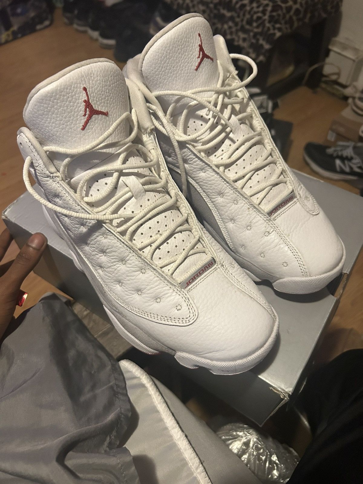 Designer × Jordan Brand Jordan 13 wolf grey Size US 10 / EU 43 - 1 Thumbnail
